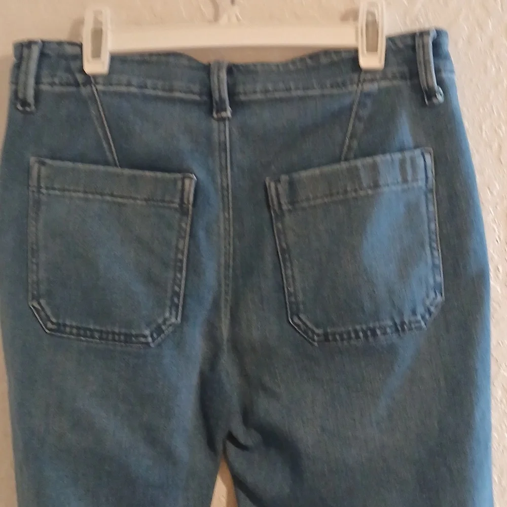 Chico's Blue Cropped Jeans US Size 2 - Picture 5 of 7